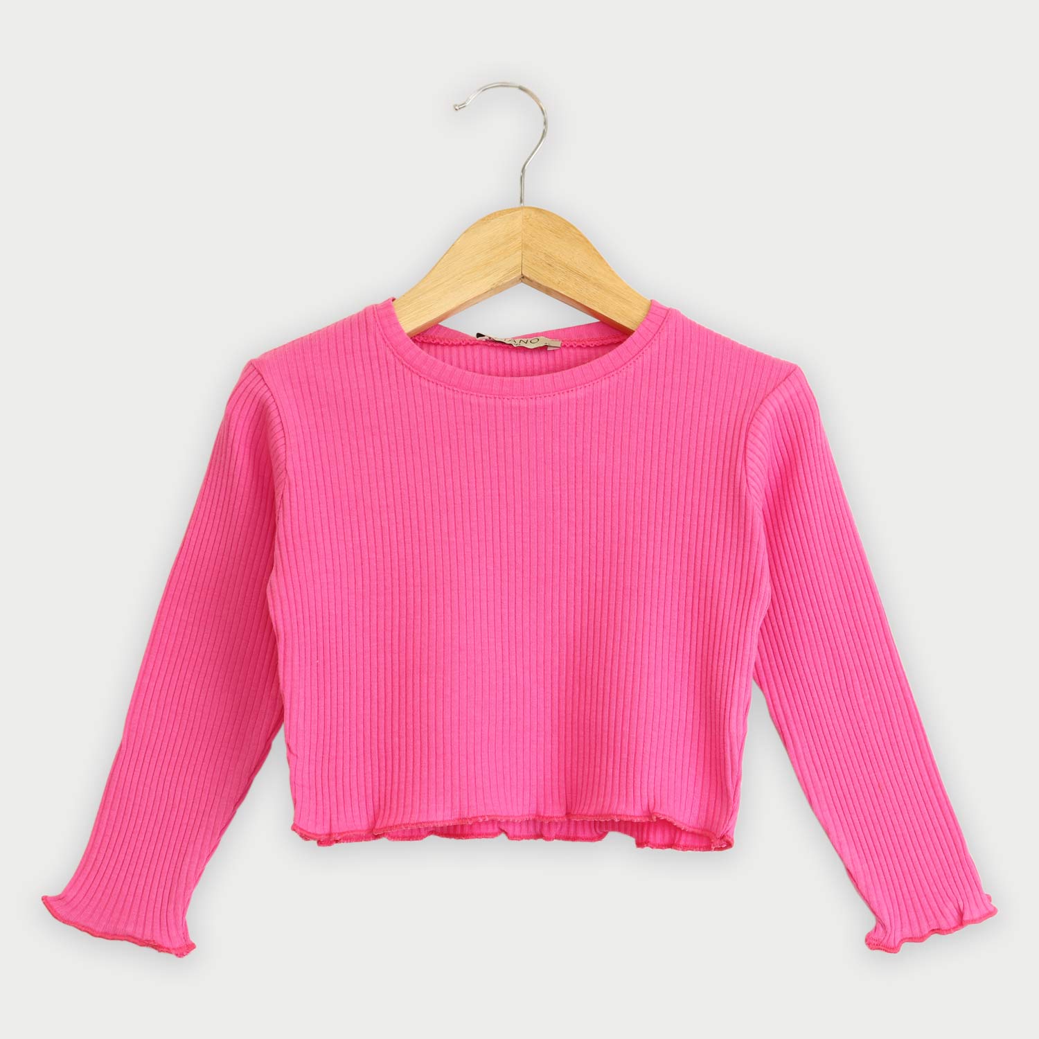 بلوز نیم تنه پنبه لایکرا سوزن خالی (ست با 10306)