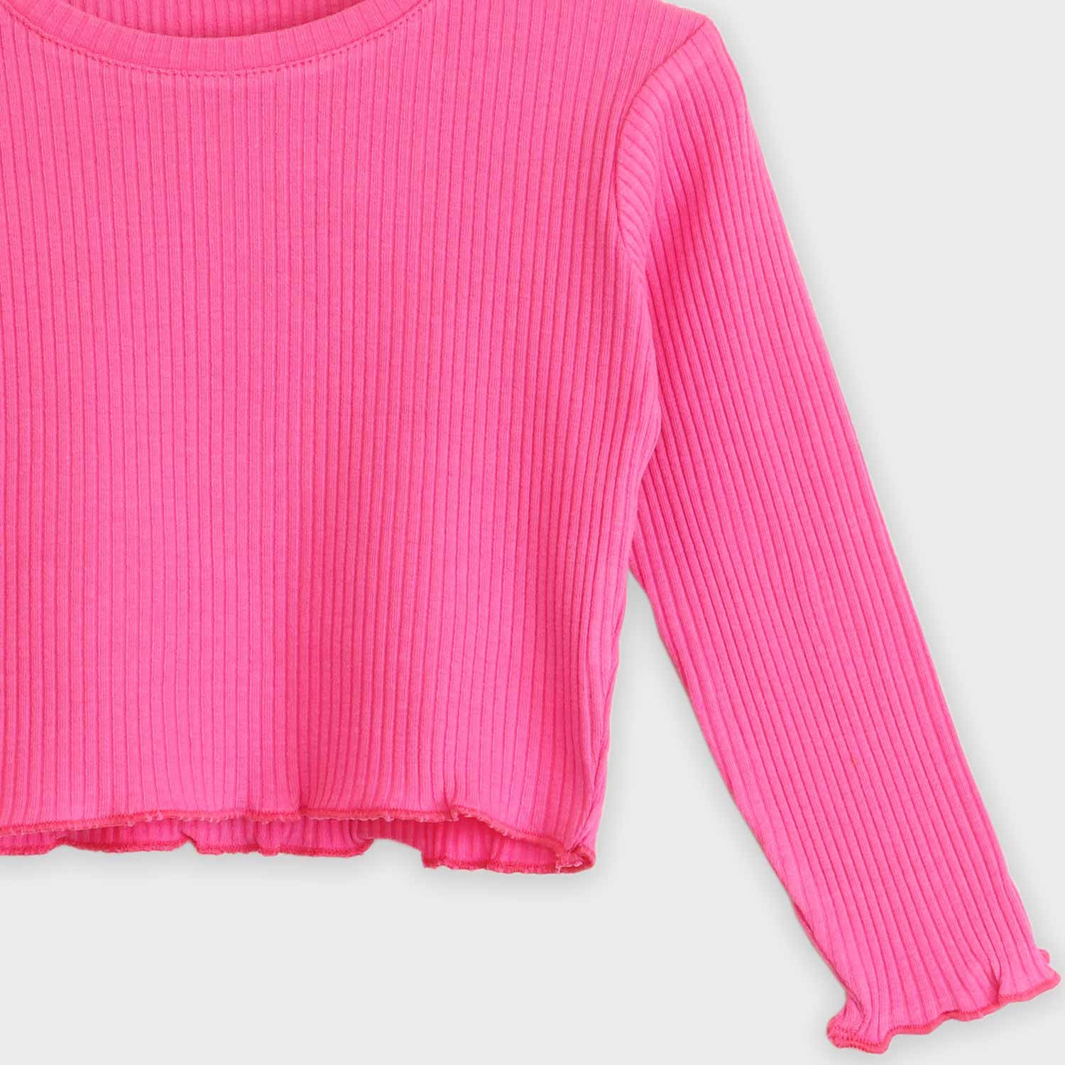 بلوز نیم تنه پنبه لایکرا سوزن خالی (ست با 10306)