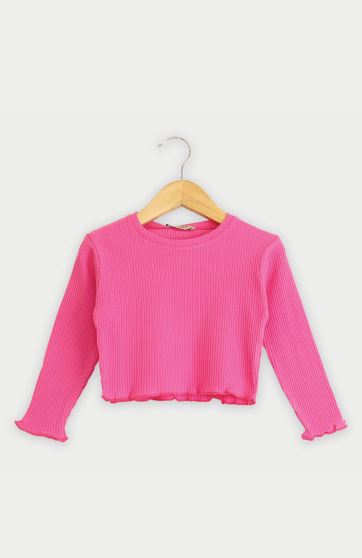 بلوز نیم تنه پنبه لایکرا سوزن خالی (ست با 10308)