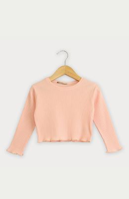 بلوز نیم تنه پنبه لایکرا سوزن خالی (ست با 10308)