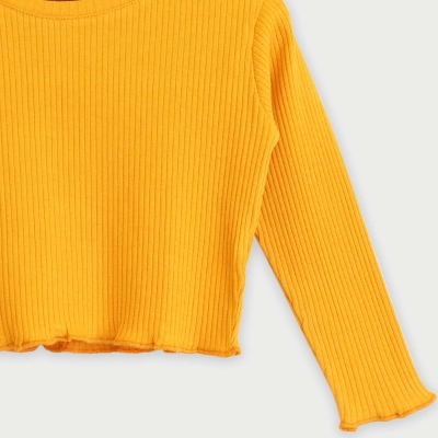 بلوز نیم تنه پنبه لایکرا سوزن خالی (ست با 10308)