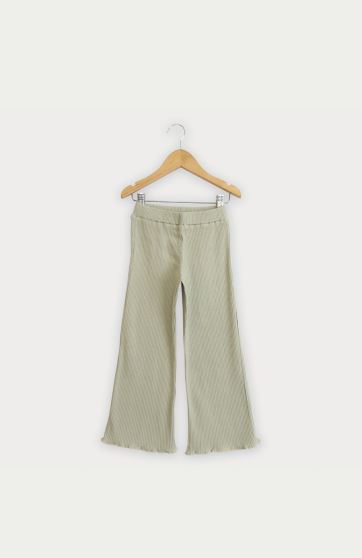 شلوار پنبه لایکرا سوزن خالی دمپا ژور (ست با 10305)