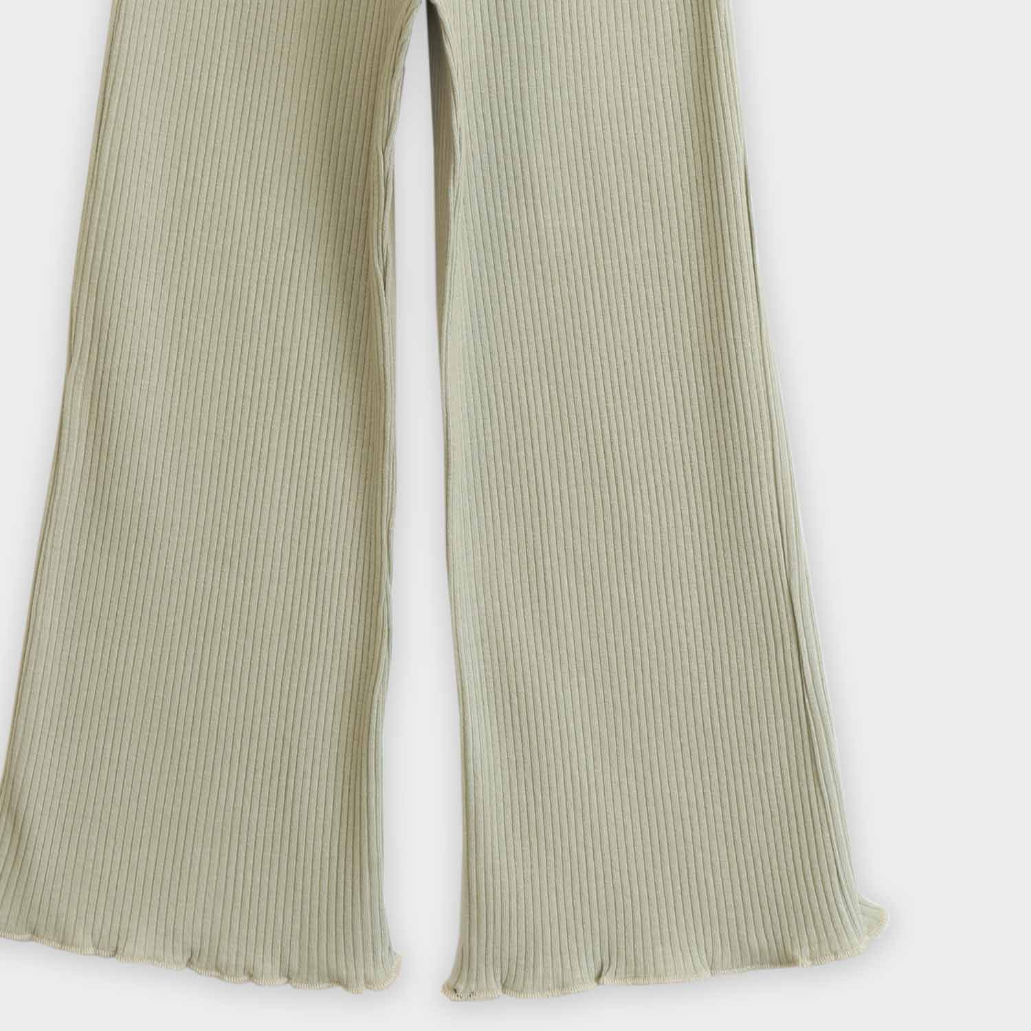 شلوار پنبه لایکرا سوزن خالی دمپا ژور (ست با 10307)