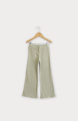 شلوار پنبه لایکرا سوزن خالی دمپا ژور (ست با 10307)