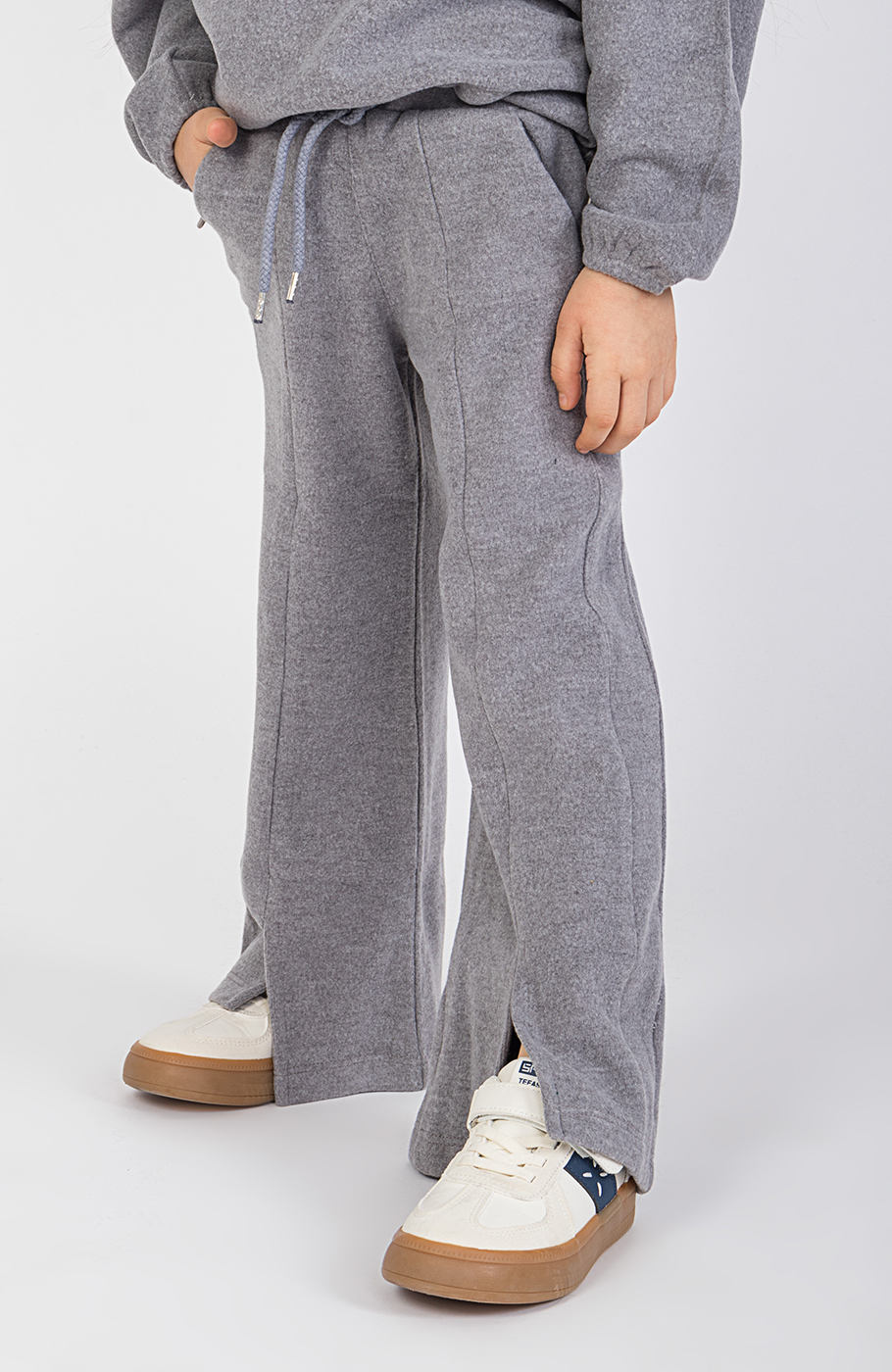 شلوار پلار بوت کات چاک دار (ست با کد 10300)