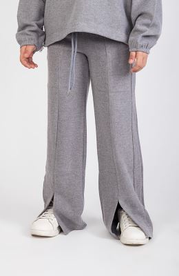 شلوار پلار بوت کات چاک دار (ست با کد 10302)