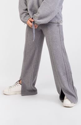 شلوار پلار بوت کات چاک دار (ست با کد 10302)