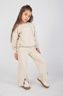 شلوار پلار بوت کات چاک دار (ست با کد 10300)