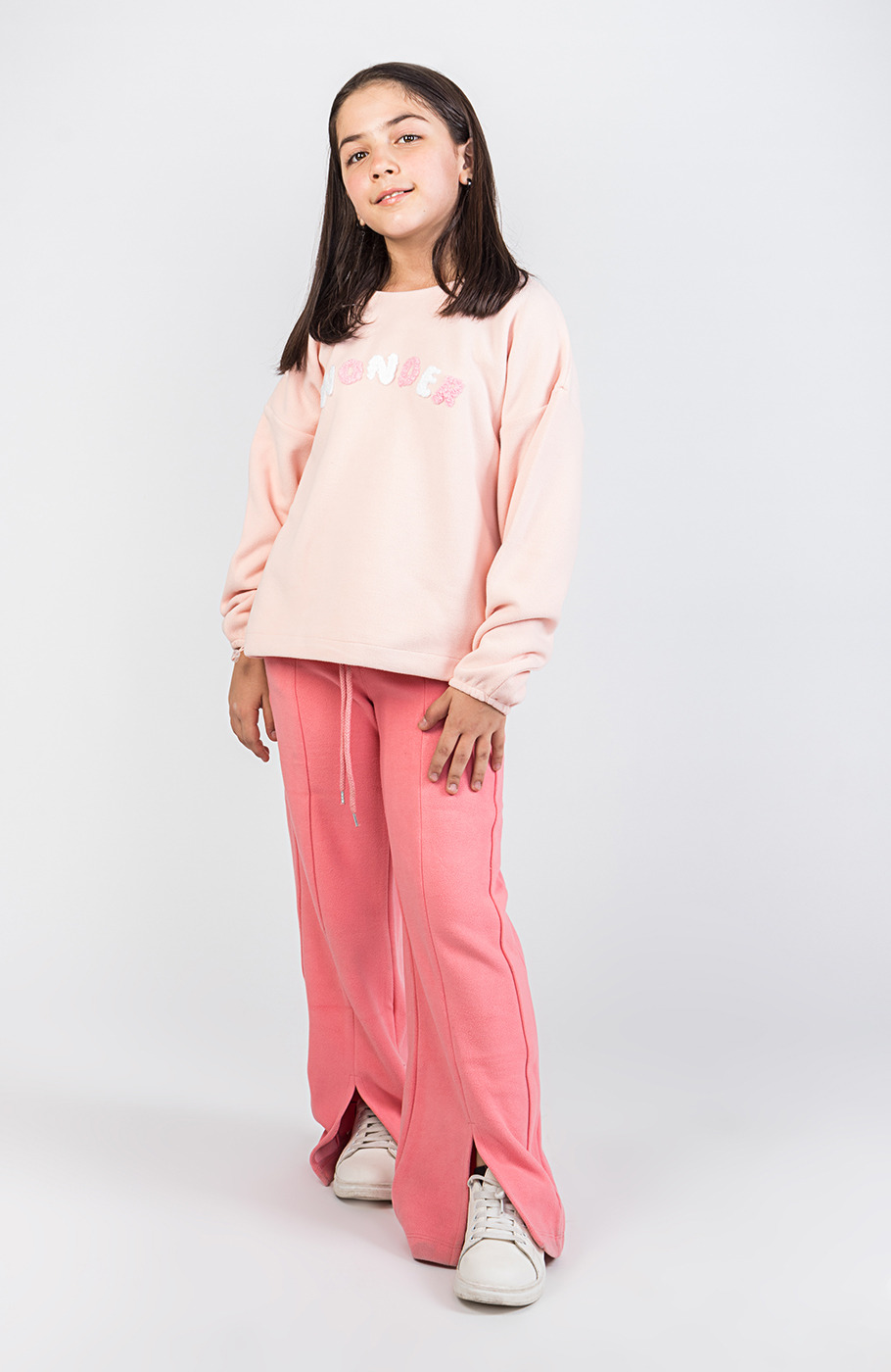 شلوار پلار بوت کات چاک دار (ست با کد 10302)