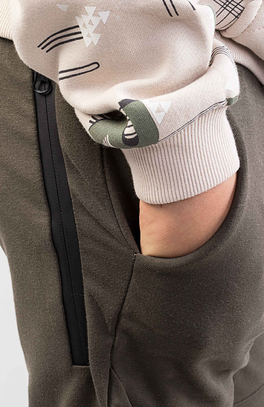 شلوار اسلش دورس لایکرا زیپ دار