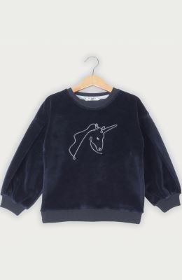 بلوز مخمل آستین پیلی دار