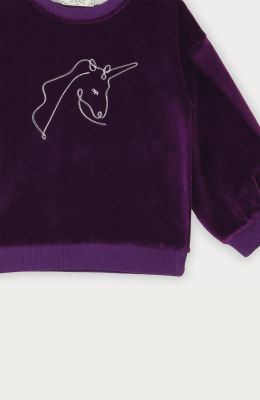 بلوز مخمل آستین پیلی دار