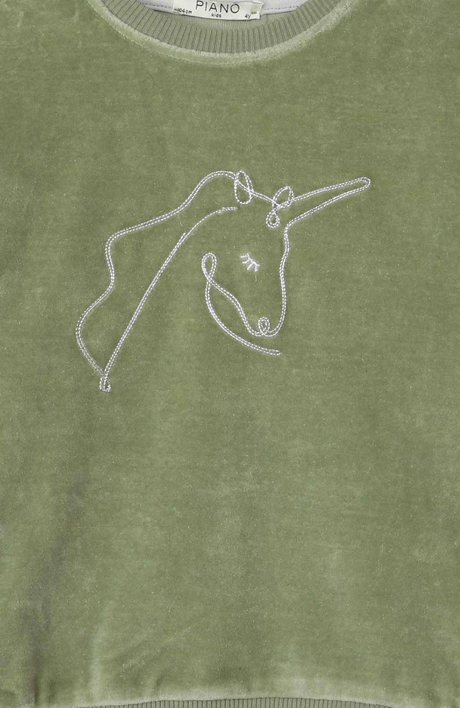 بلوز مخمل آستین پیلی دار