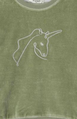 بلوز مخمل آستین پیلی دار