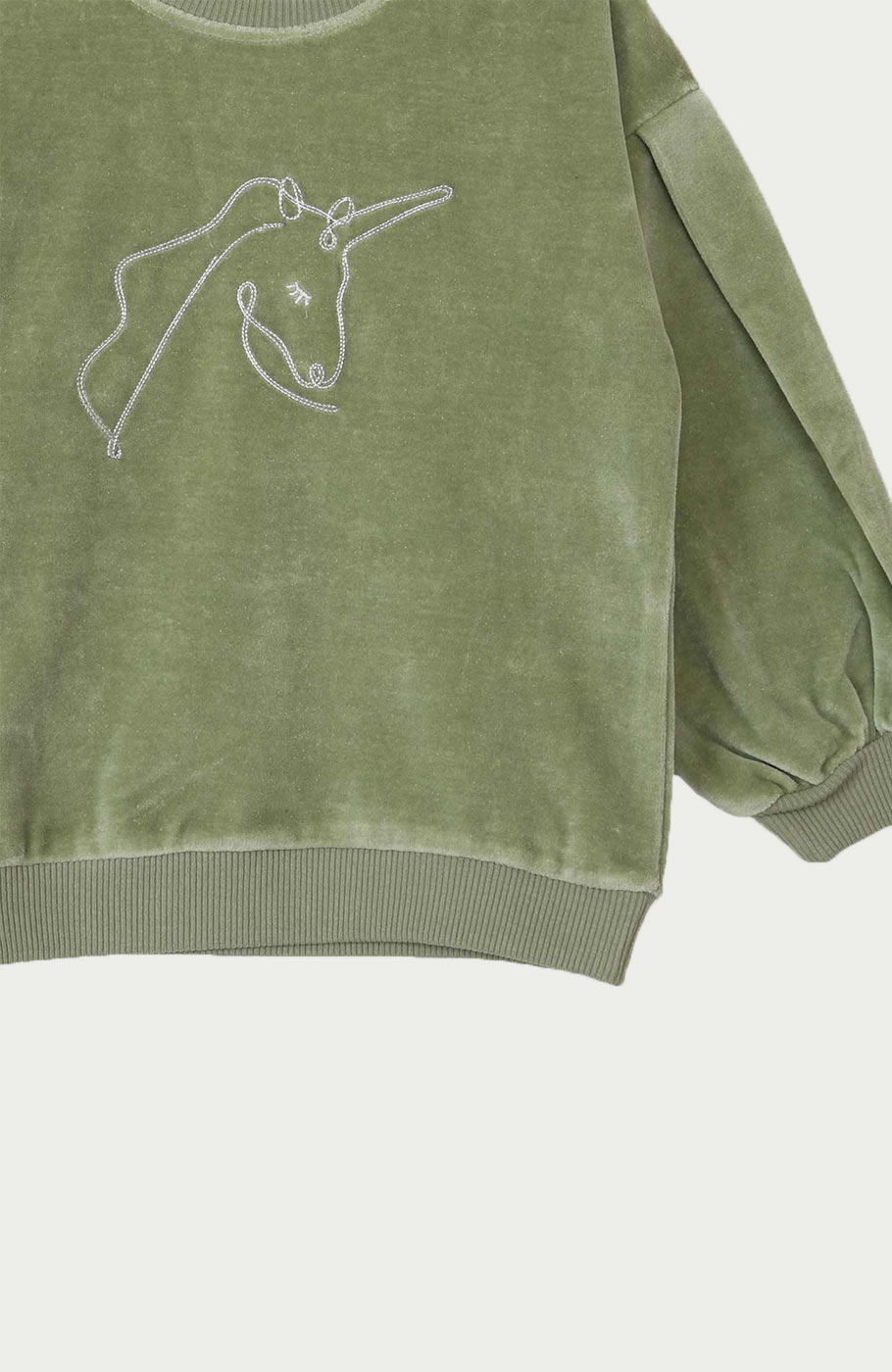 بلوز مخمل آستین پیلی دار