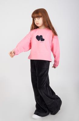 بلوز نیم تنه دورس لایکرا اسلپ (ست با 10281-10282)