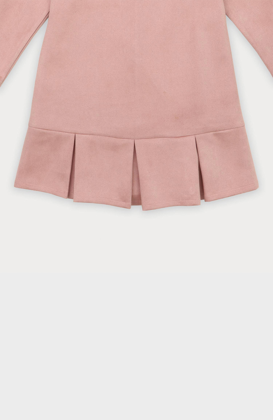 پیراهن سوییت آستین بلند یقه خز دار