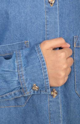 شومیز جین آستین بلند