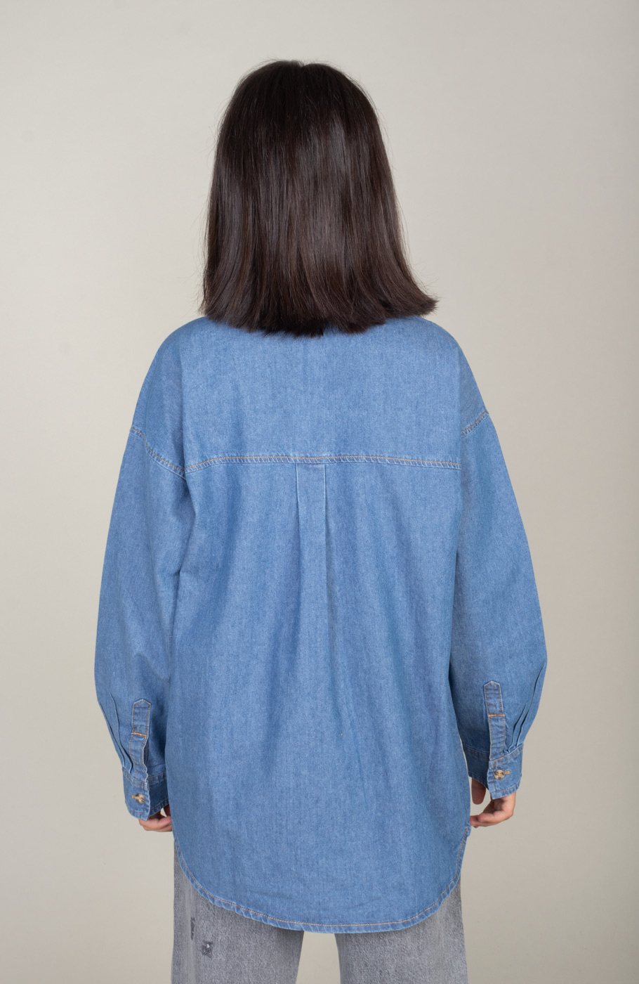 شومیز جین آستین بلند