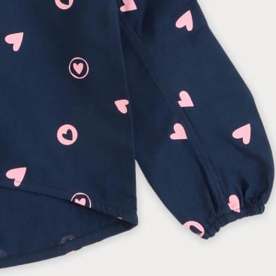 بلوز آکسفورد آستین پیلی دار