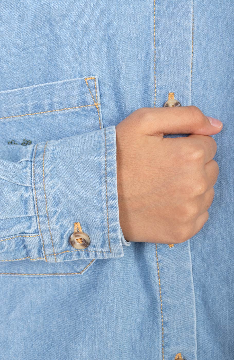 شومیز جین آستین بلند