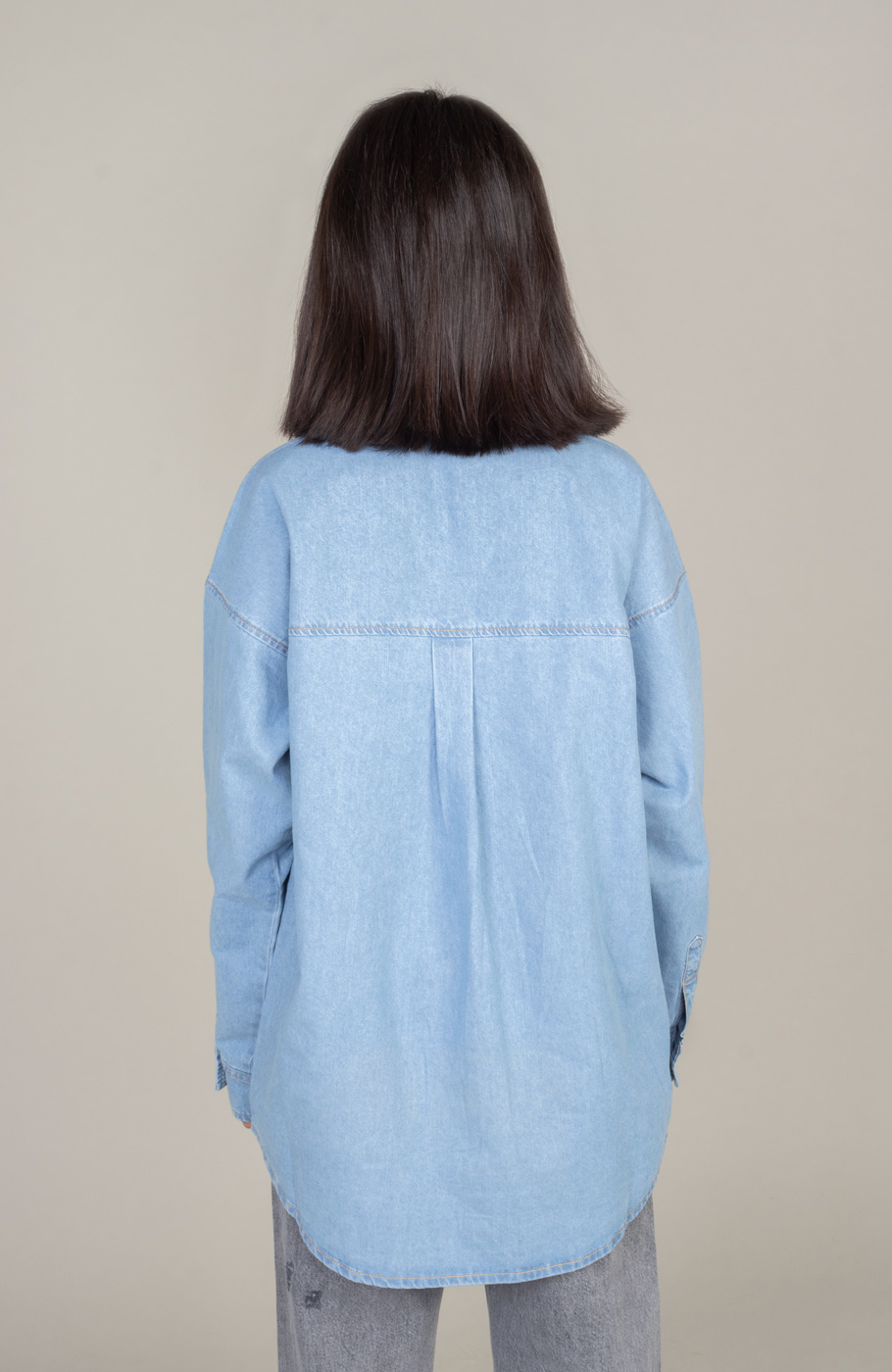 شومیز جین آستین بلند