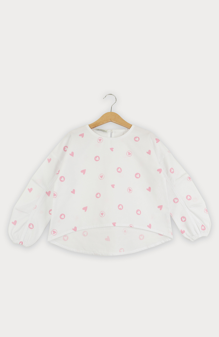 بلوز آکسفورد آستین پیلی دار