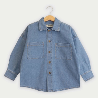 شومیز جین آستین بلند