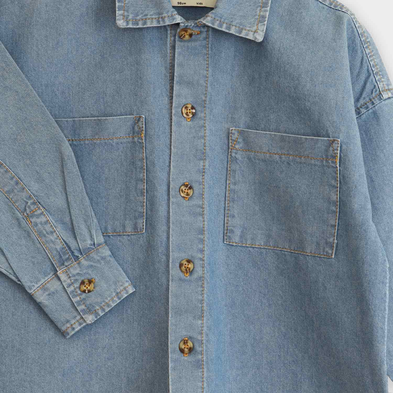 شومیز جین آستین بلند