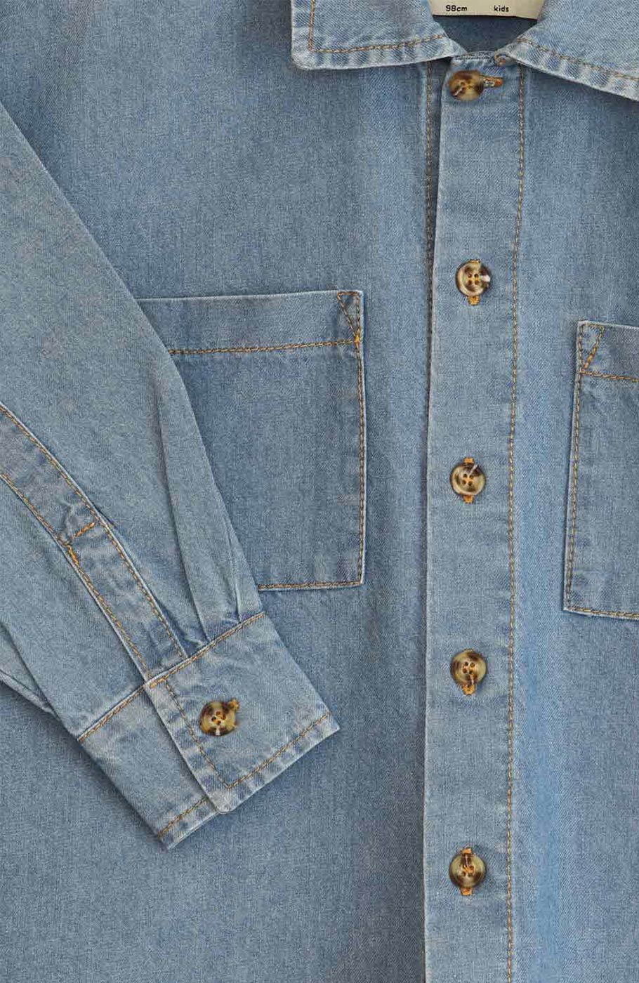 شومیز جین آستین بلند