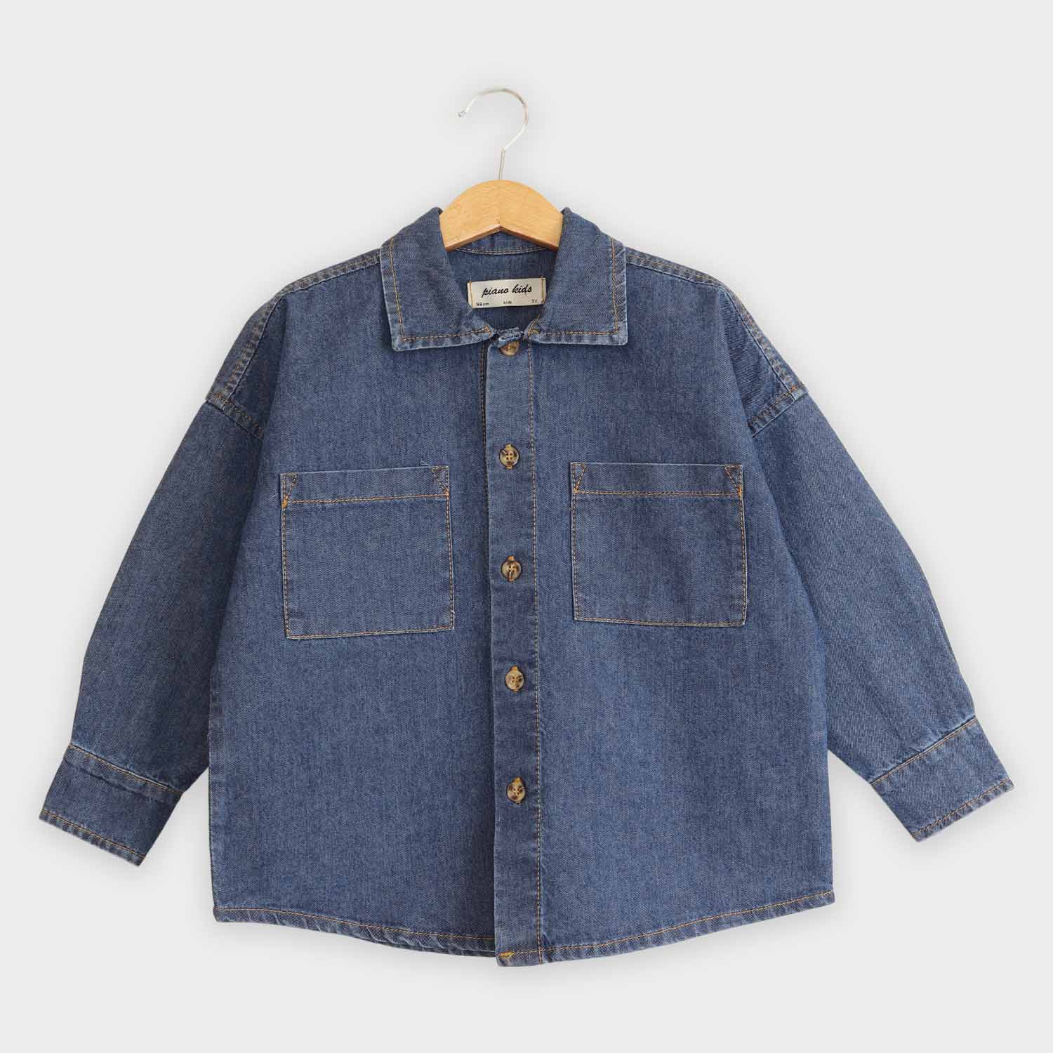 شومیز جین آستین بلند