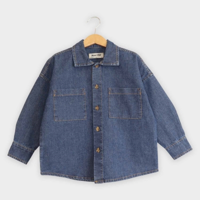 شومیز جین آستین بلند