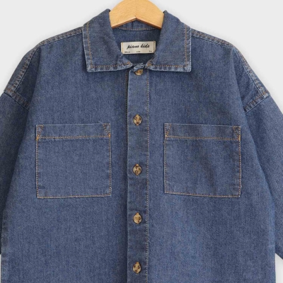 شومیز جین آستین بلند