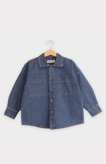 شومیز جین آستین بلند