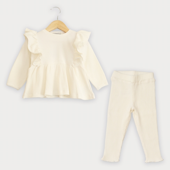 تونیک آستین بلند و لگ پنبه لایکرا سوزن خالی تونیک آستین بلند و لگ پنبه لایکرا سوزن خالی