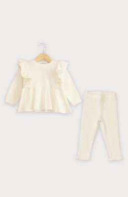 تونیک آستین بلند و لگ پنبه لایکرا سوزن خالی