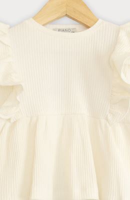 تونیک آستین بلند و لگ پنبه لایکرا سوزن خالی