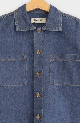 شومیز جین آستین بلند