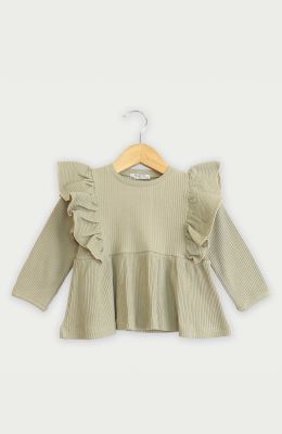 تونیک آستین بلند و لگ پنبه لایکرا سوزن خالی