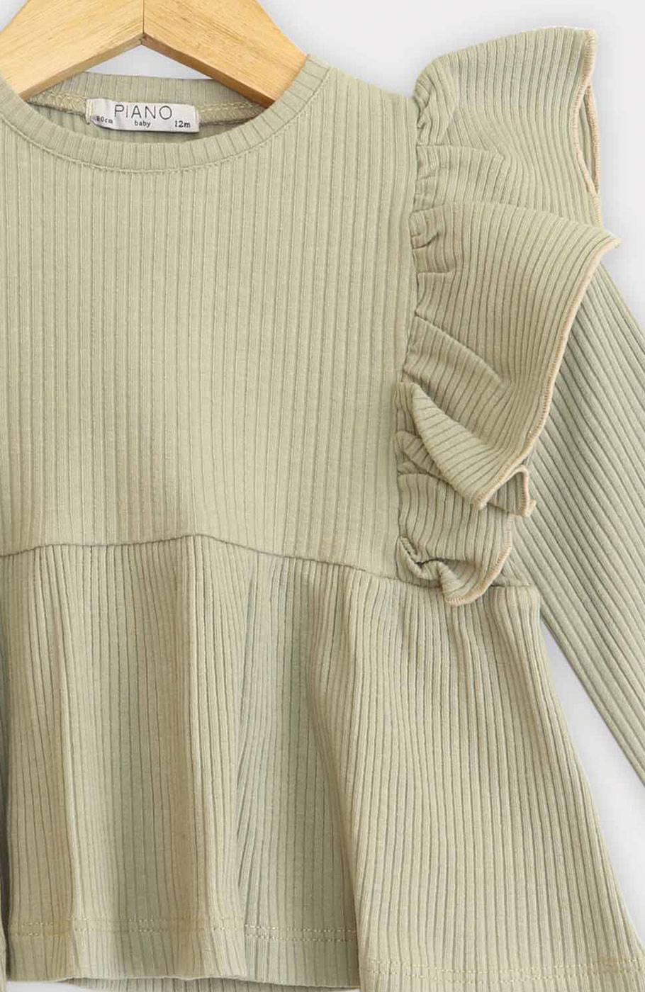 تونیک آستین بلند و لگ پنبه لایکرا سوزن خالی