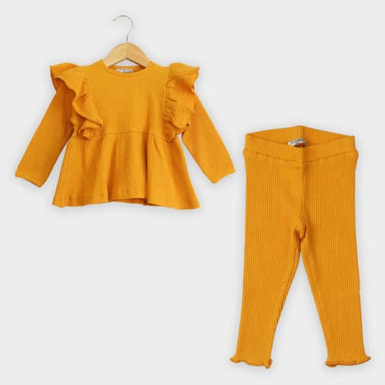 تونیک آستین بلند و لگ پنبه لایکرا سوزن خالی