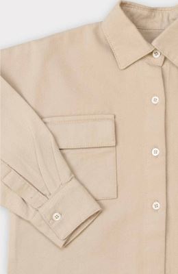 شومیز کتان کج راه آستین بلند