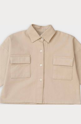 شومیز کتان کج راه آستین بلند