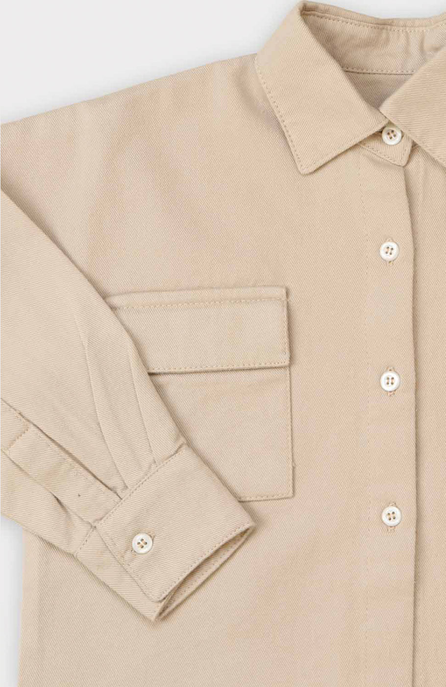 شومیز کتان کج راه آستین بلند