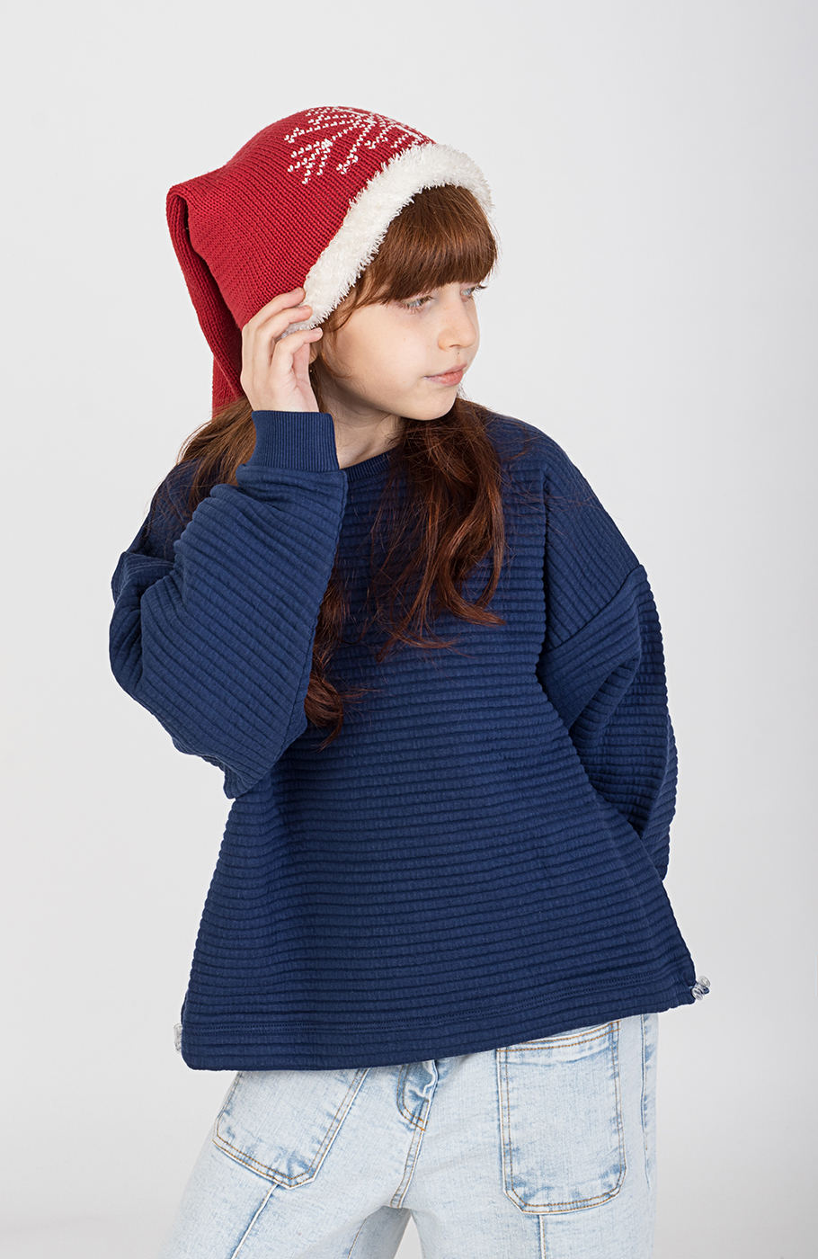 بلوز ژاکارد دمپا گت دار 