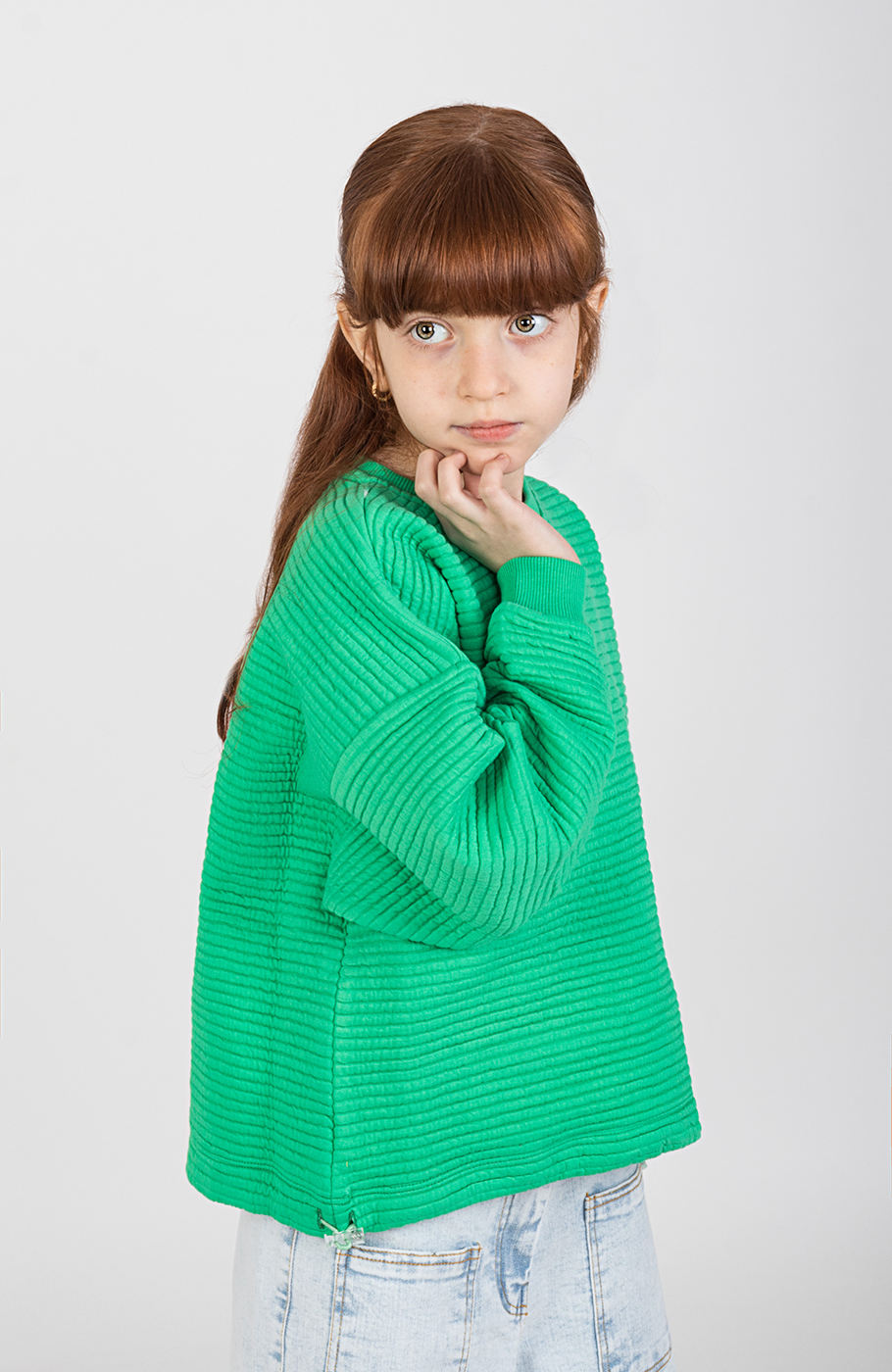 بلوز ژاکارد دمپا گت دار 