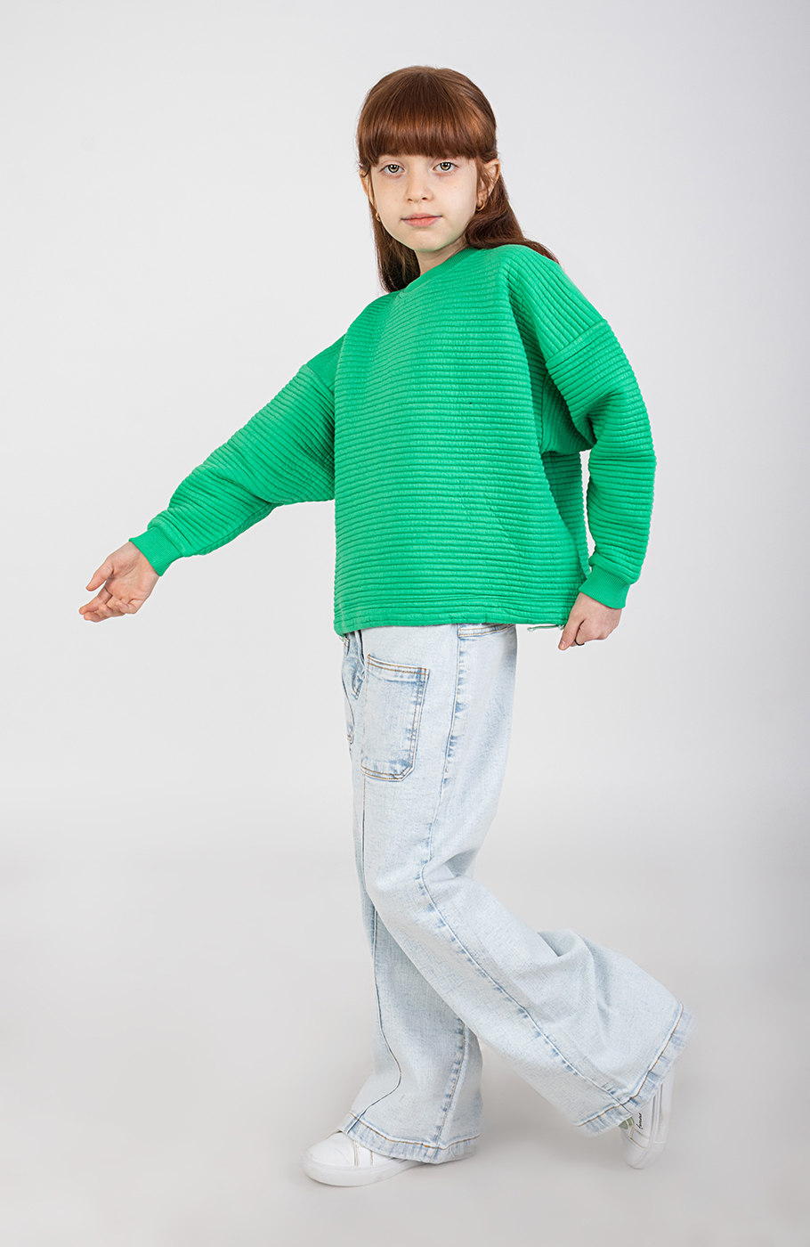 بلوز ژاکارد دمپا گت دار 