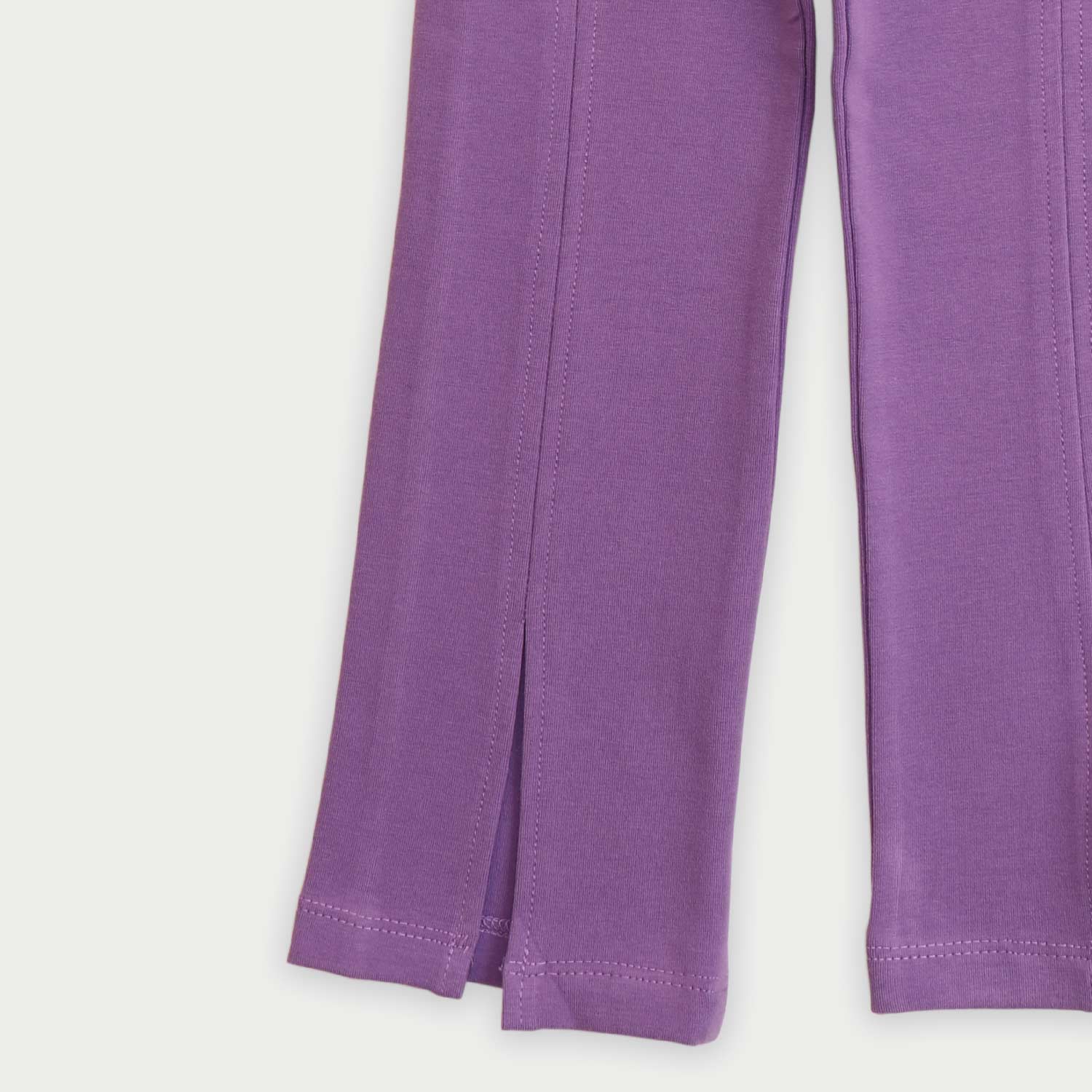 شلوار فاینریب دمپا چاک دار