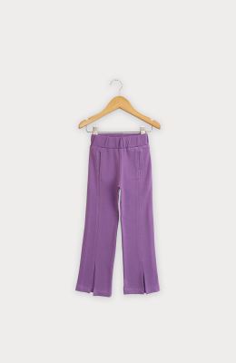 شلوار فاینریب دمپا چاک دار