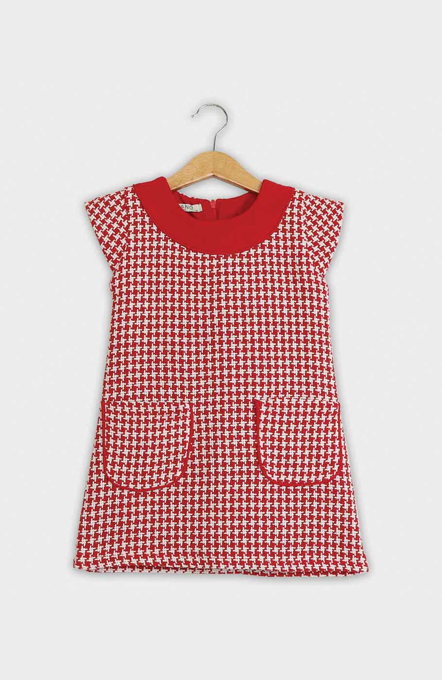 پیراهن شنل آستین کوتاه 